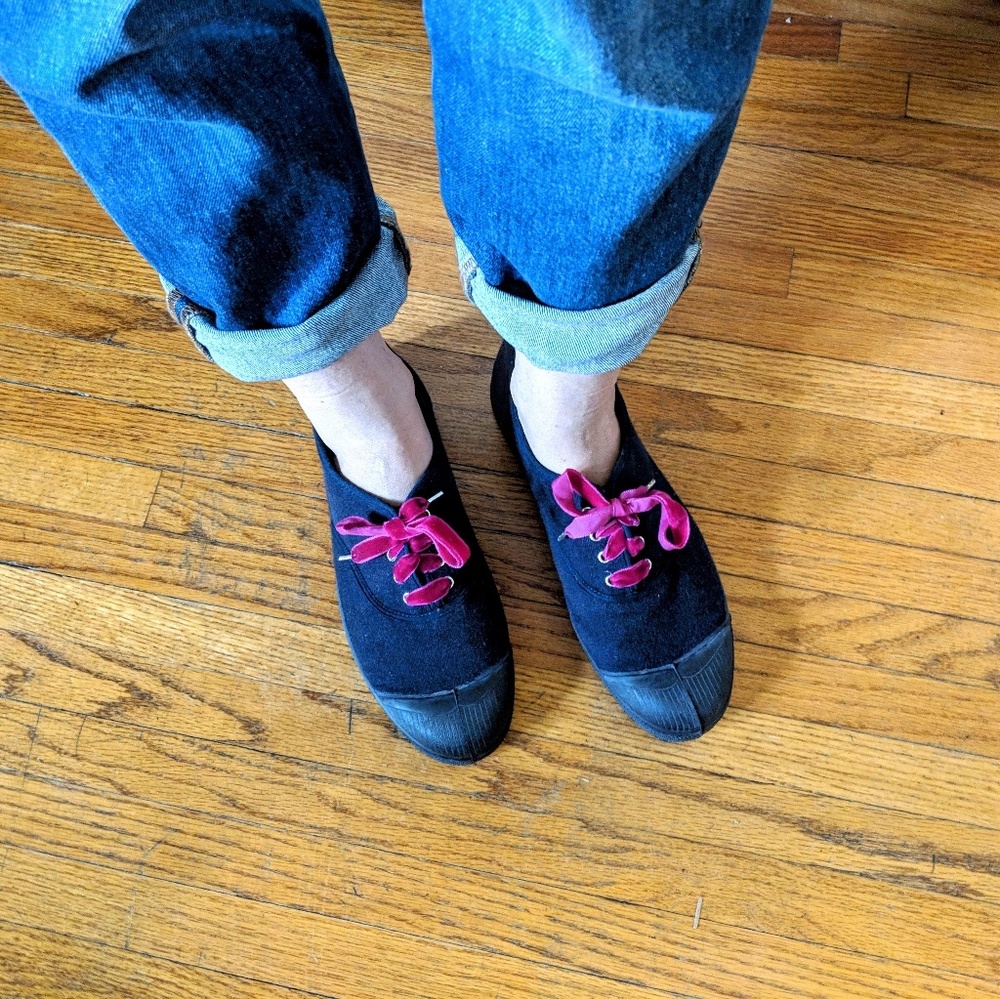 Bensimon classic lace up flats